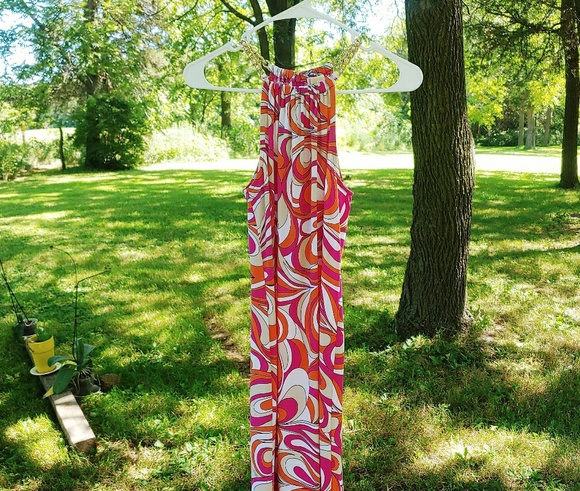 Offer $18🌷Michael Kors Halter Dress Paisley - Picture 4 of 8